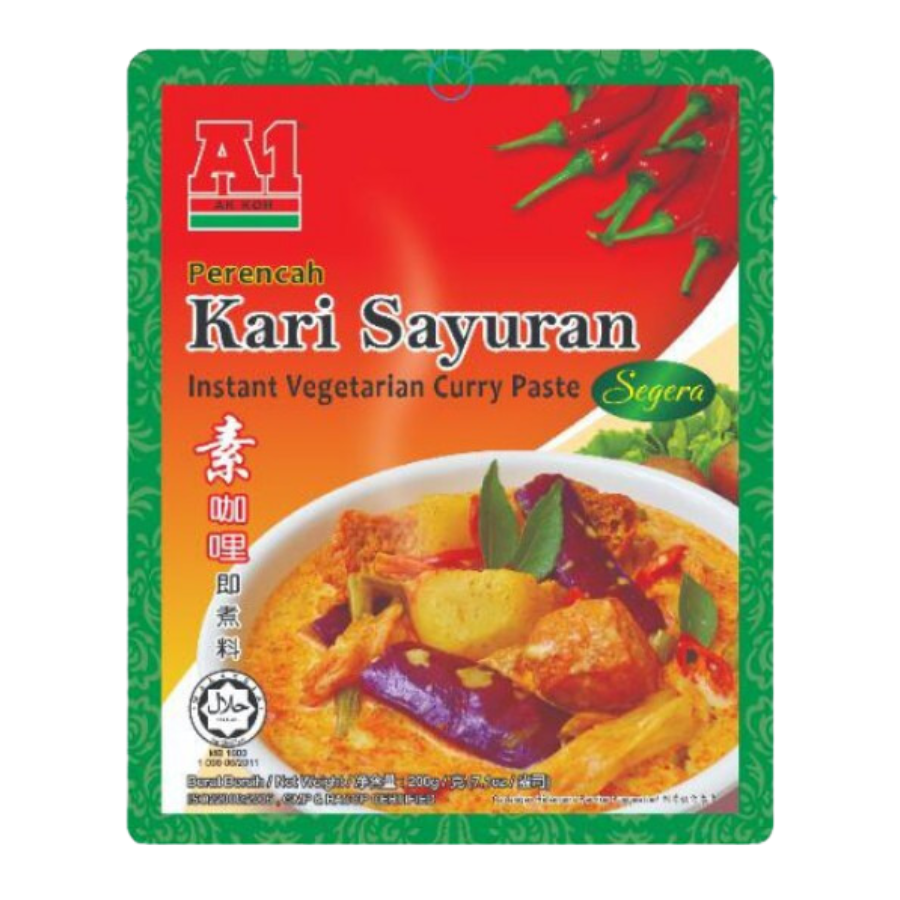 A1 Instant Vegetarian Curry Paste 200g