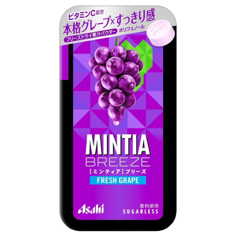 Asahi Mintia Breeze Fresh Grape Tablet Candy 22g