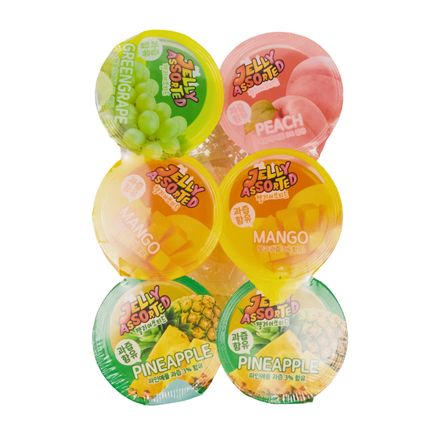 Besbite Jelly Assorted Fruity Jelly With Nata De Coco 6x100g – Just Go Shop