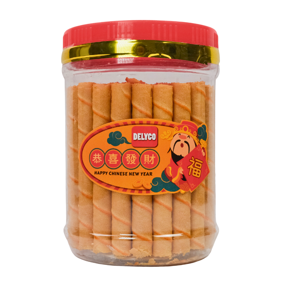 Delyco Salted Egg Wafer Rolls 320g