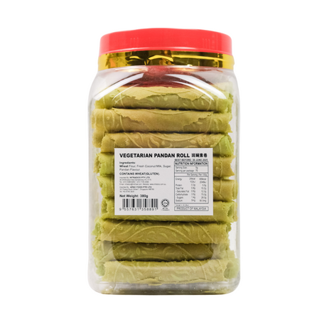 Delyco Vegetarian Pandan Roll 380g