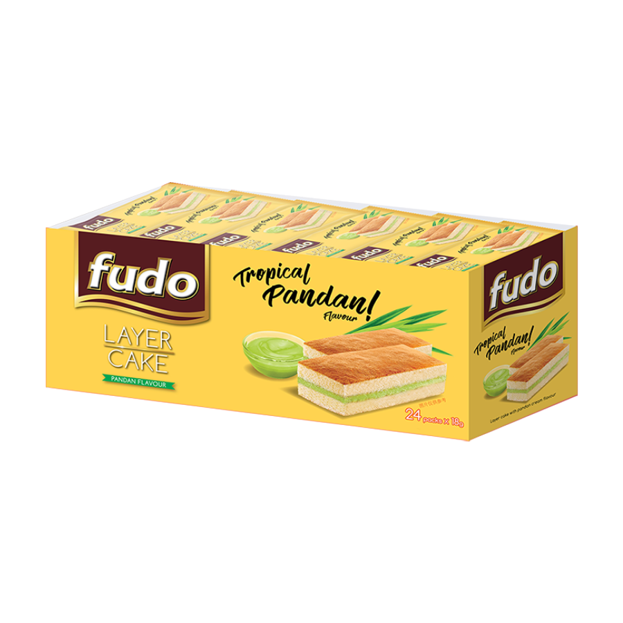 Fudo Layer Cake Banana Flavour 24x18g – Just Go Shop