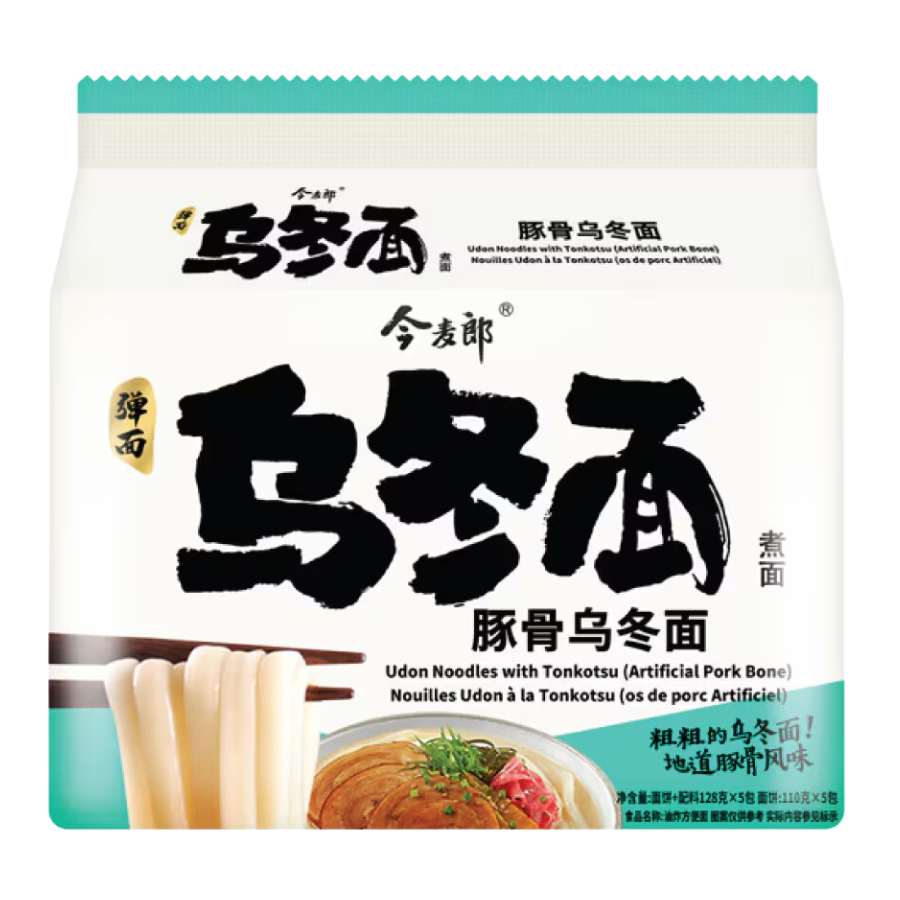 Jinmailang Japanese Tonkatsu Udon Noodles 5x128g Pack (BB: 18.03.25)