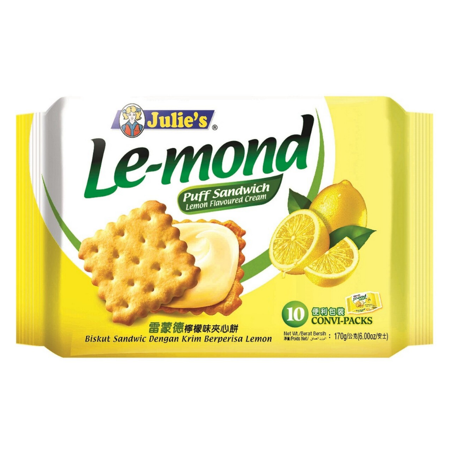 Julie's Lemond Puff Lemon Cream Sandwich 170g