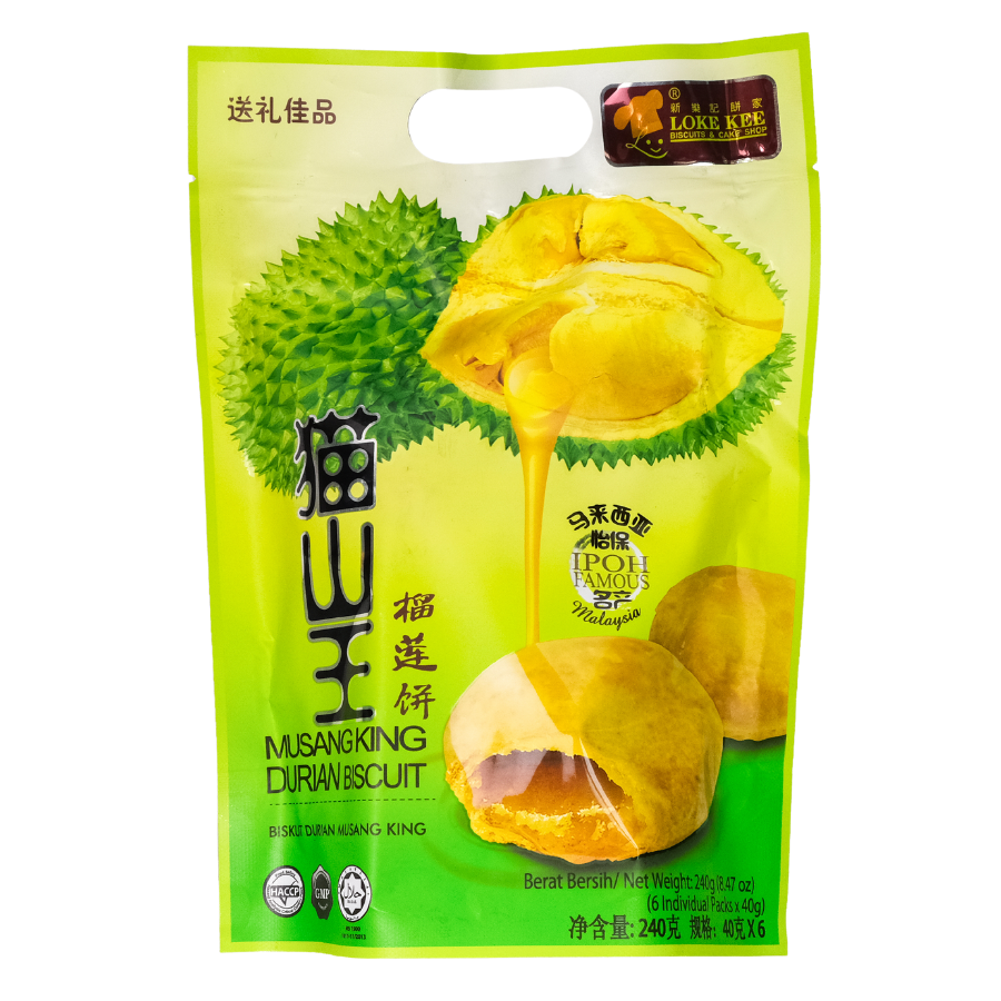 Loke Kee Musang King Durian Biscuit 240g