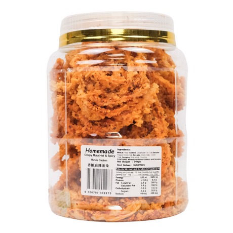 Lucky Brand Crispy Mala Hot & Spicy Muruku 340g (BB: 10.04.25)