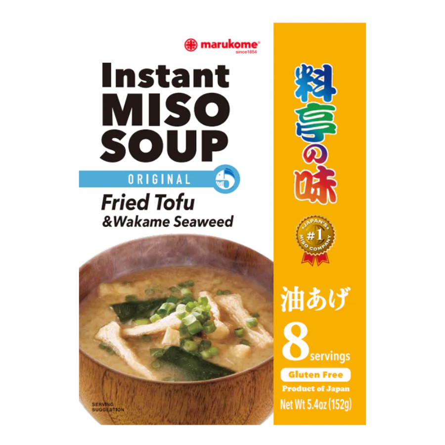 Marukome Instant Miso Fried Tofu & Wakame 152g (BB: 03.01.25)