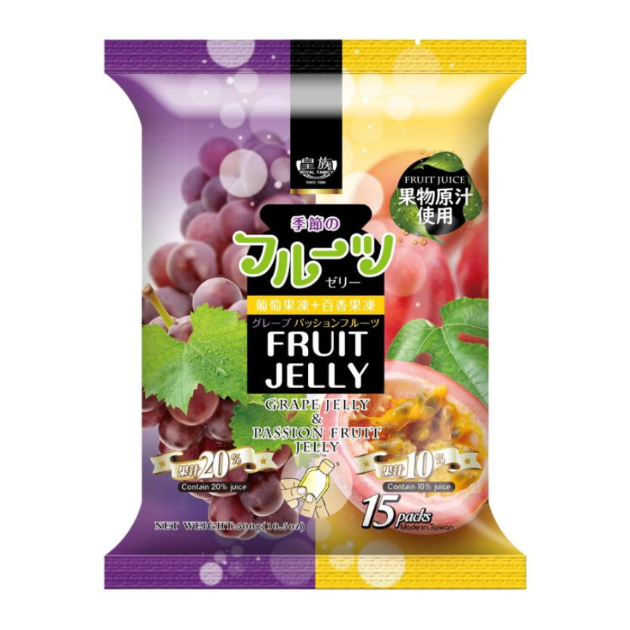 Royal Family Fruit Jelly Grape & Passion Fruit 300g