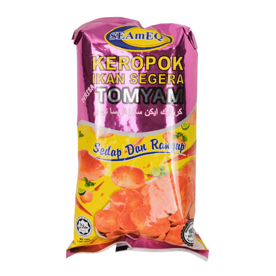 SEAmEQ Keropok Ikan Segera Tom Yam Flavour 38g (EXP: 31.12.24)