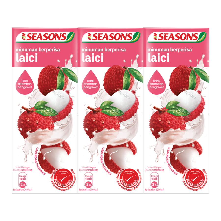 Seasons Lychee Drink 6x250ml