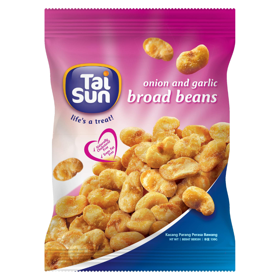 Tai Sun Onion and Garlic Broad Beans 150g (BB: 03.02.25)