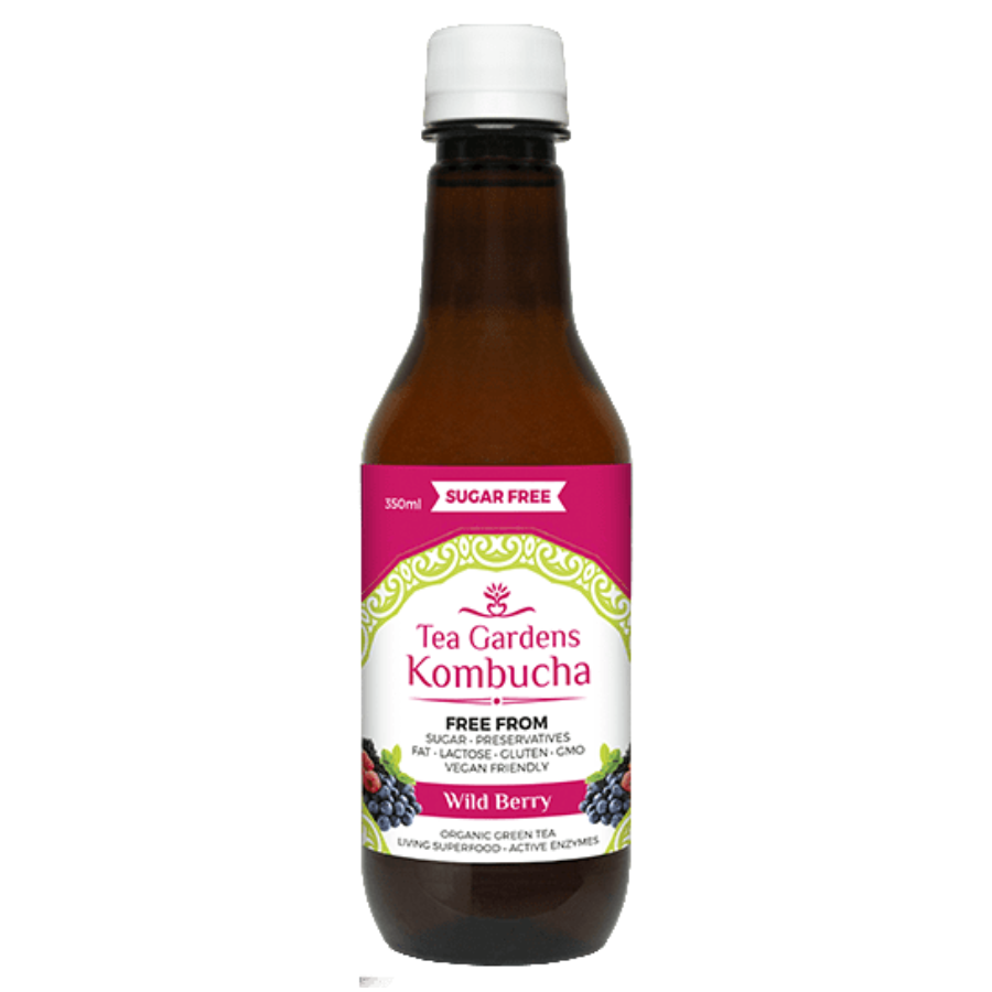 Tea Gardens Kombucha Wild Berry 350ml (BB: 27.03.25)