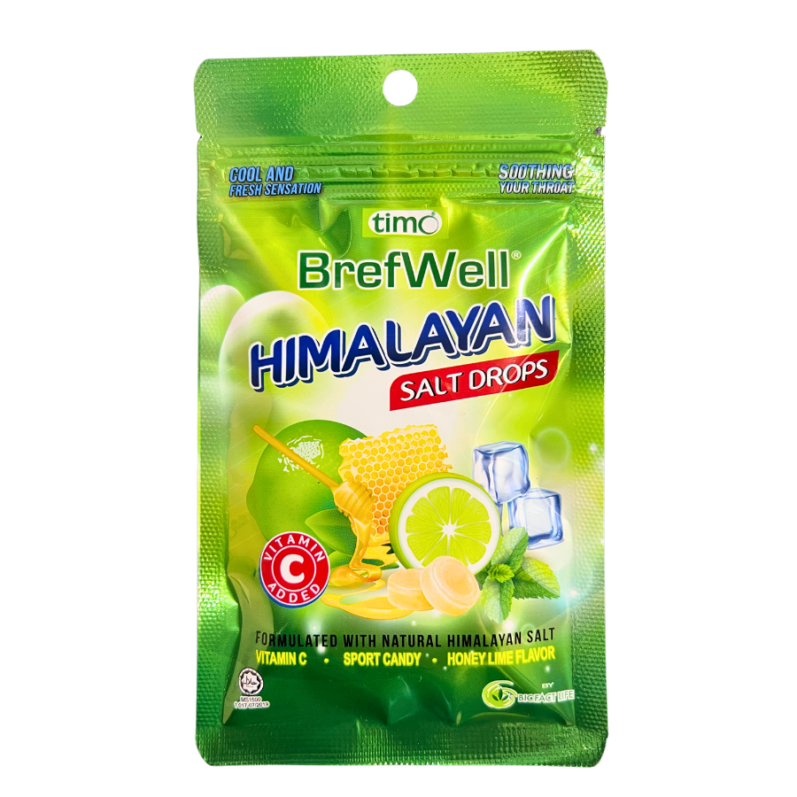 Timo BrefWell Himalayan Honey Lime Flavour Salt Drops 15g