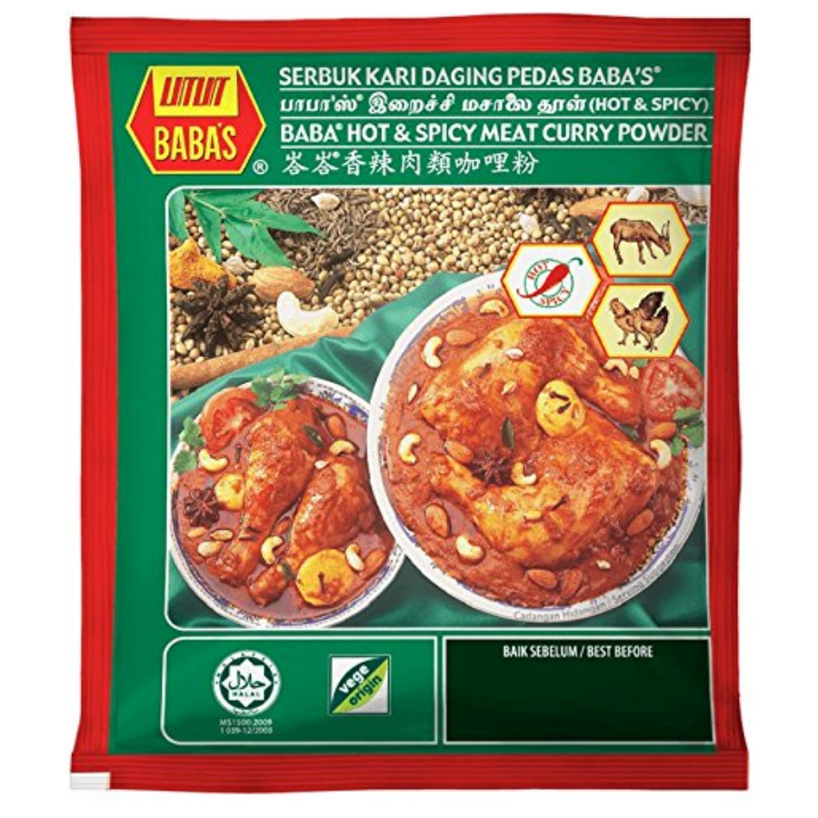 Baba Hot & Spicy Meat Curry Powder 250g