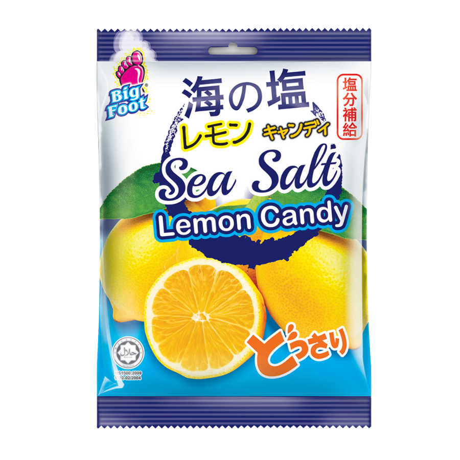 BIG FOOT Himalaya Salt Sports Candy Extra Cool Lemon 15g 