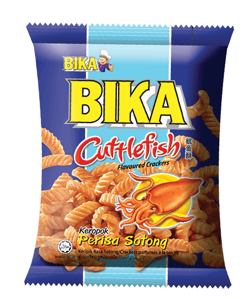 Bika Cuttlefish Flavoured Crackers 70g