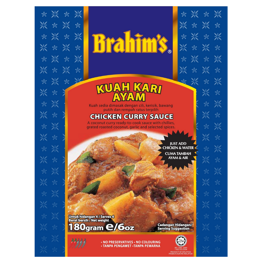 Brahim Chicken Curry Sauce 180g