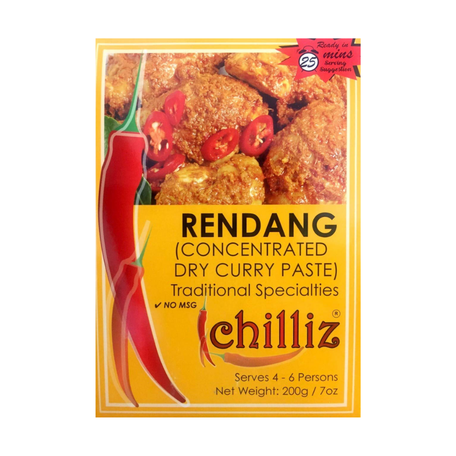 Chilliz Concentrated Dry Curry (Rendang) Paste 200g