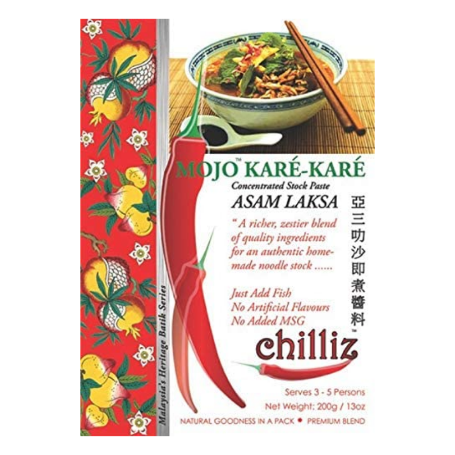 Chilliz Mojo KK Assam Laksa Paste 200g