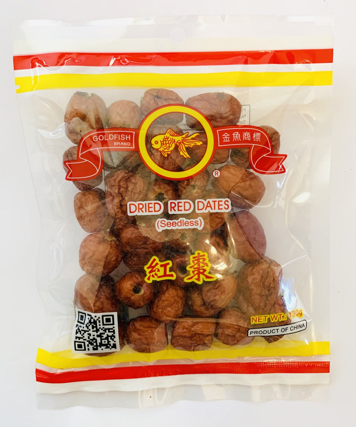 Gold Fish Dried Red Dates (Seedless) 130g