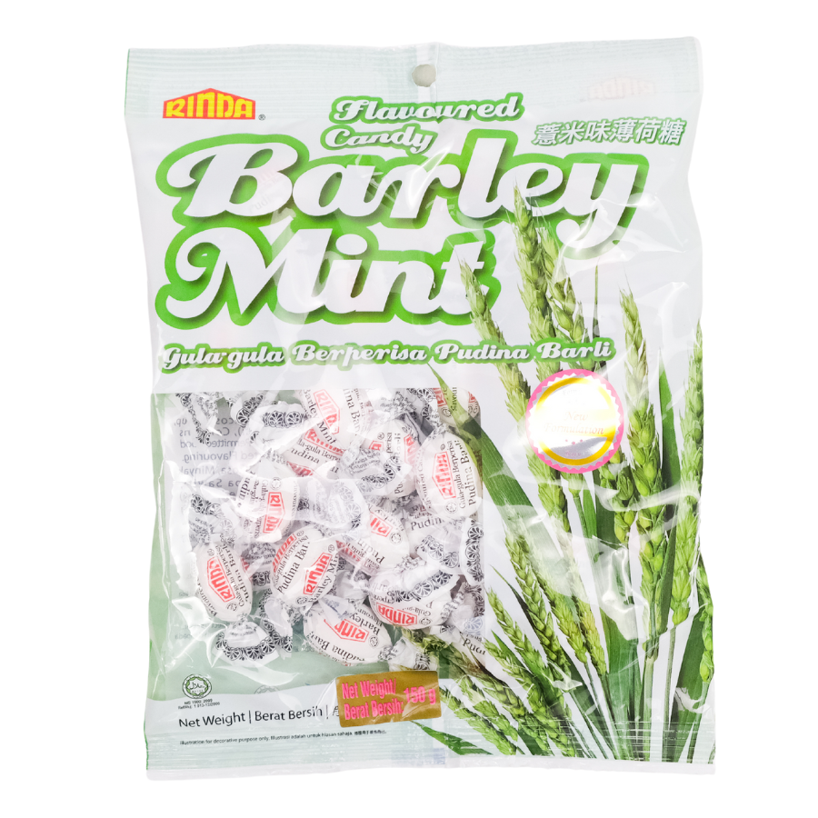 Rinda Barley Mint Flavoured Candy 150g (BB: 22.11.24)