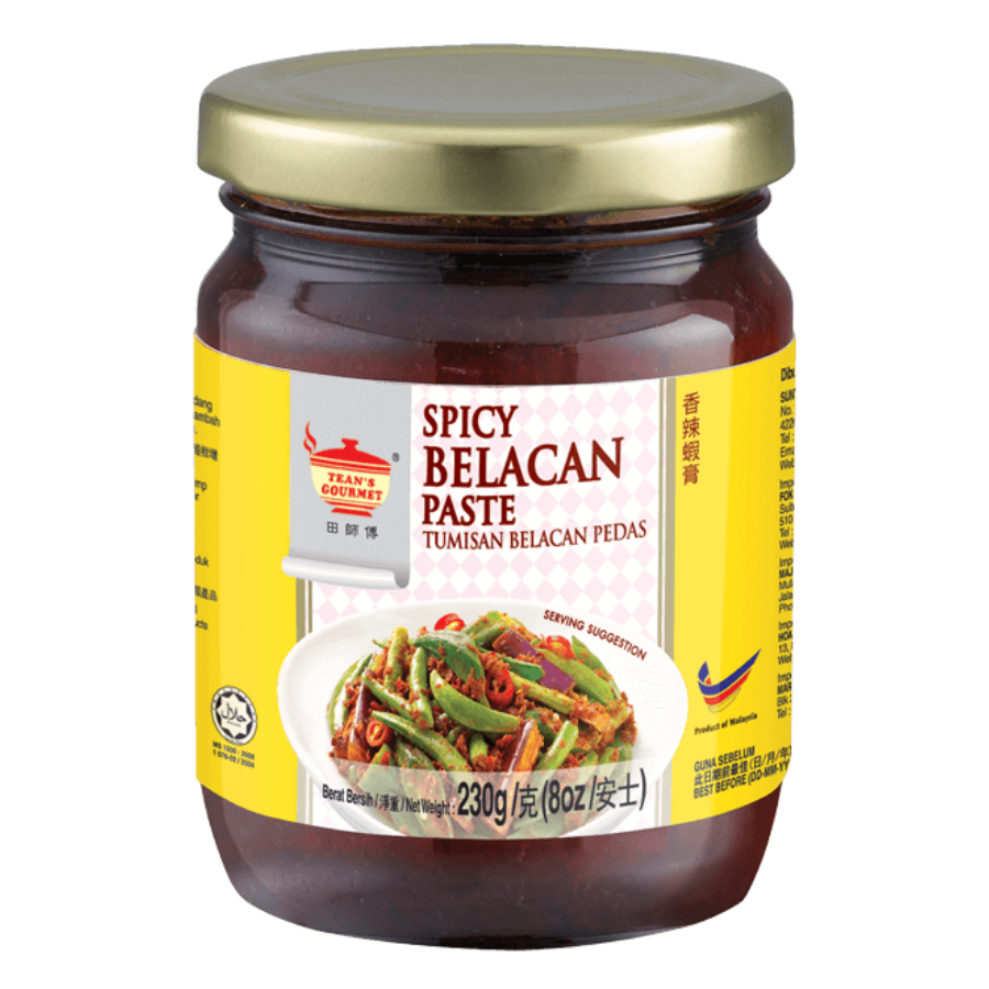 Tean's Gourmet Spicy Belacan Paste 230g